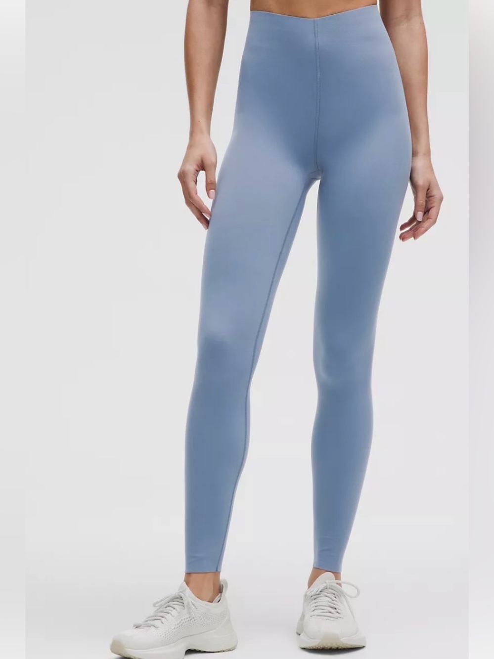 lululemon Glow Up High-Rise Dusty Blue Performance Leggings- Sz 4
